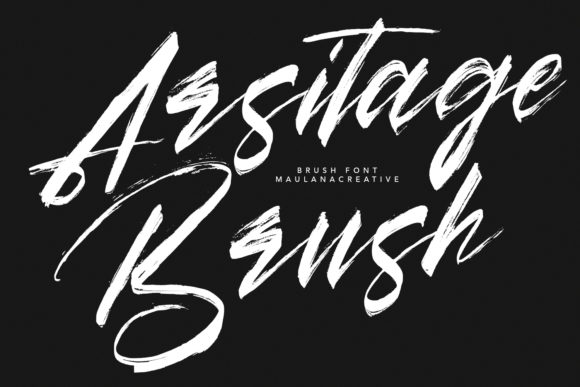 Arsitage Brush: A Handwritten Font for Digital Design
