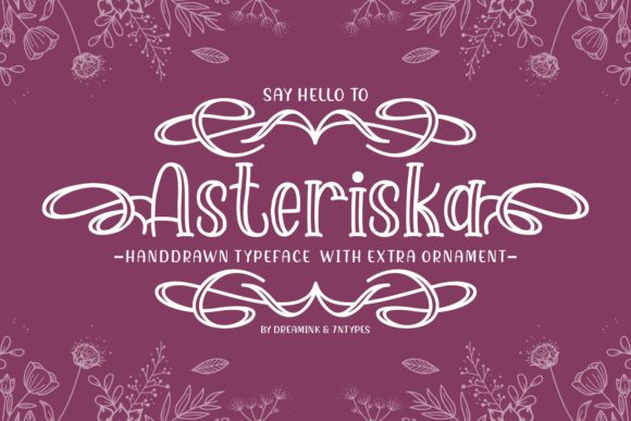 Asteriska: The Perfect Handwritten Font for Crafters