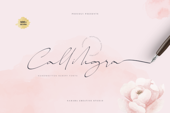 Callihgra: A Delicate Script Font for Crafters