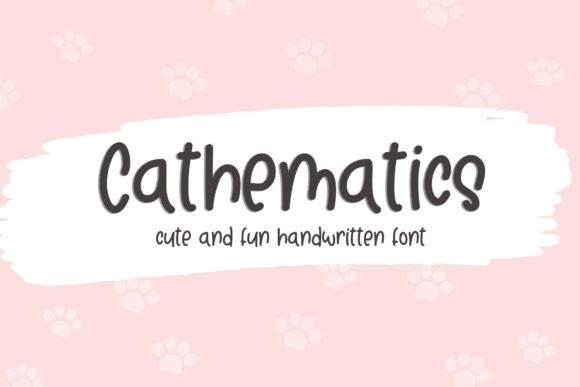Cathematics: A Quirky Handwritten Font for Bold Brands