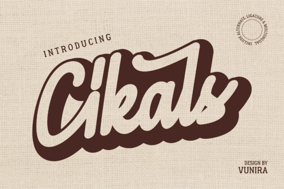 Cikals: A Timeless Handwritten Font for Makers