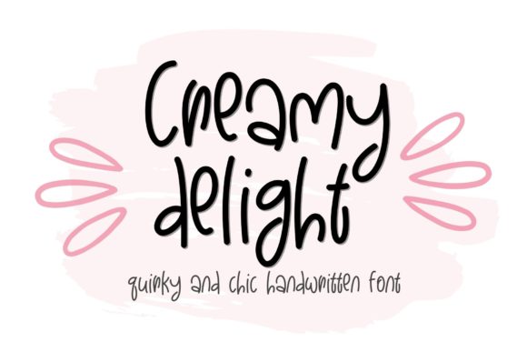Creamy Delight Font: Elevating Web Design with Handwritten Charm