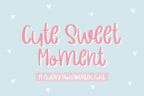 Cute Sweet Moment Font for Web Design