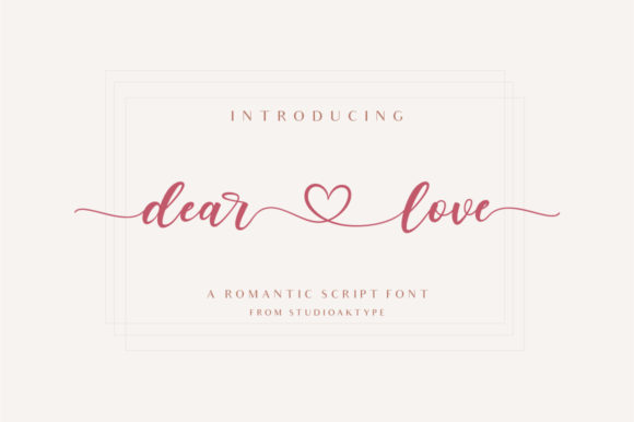 Dear Love: A Handwritten Font for Campaigns