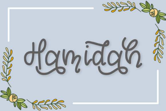 Hamidah: A Timeless Handwritten Font for Makers
