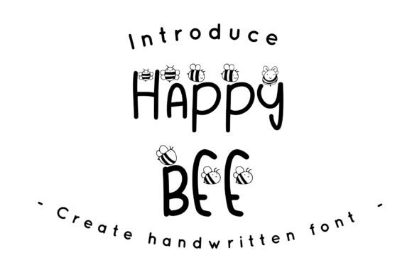 Happy Bee: A Quirky Handwritten Font for Editorial Charm