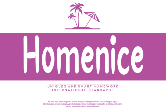 Homenice: A Handwritten Font for Authentic Campaigns