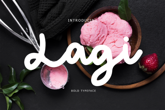 Lagi Typeface: A Sweet Handwritten Font for Branding