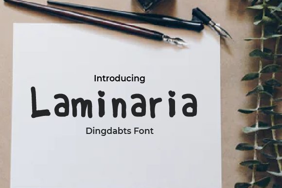Laminaria: A Handwritten Font for Modern Web Design
