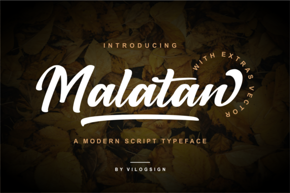 Malatan Font: A Modern Script for Campaign Design