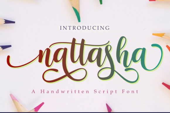 Nattasha: A Handwritten Font for Digital Design