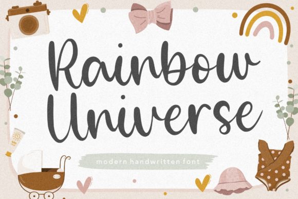Rainbow Universe: A Handwritten Font for Modern Web Design
