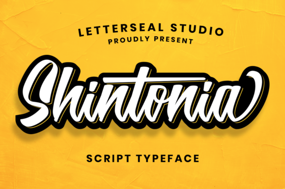 Shintonia: A Handwritten Font for Elegant Branding