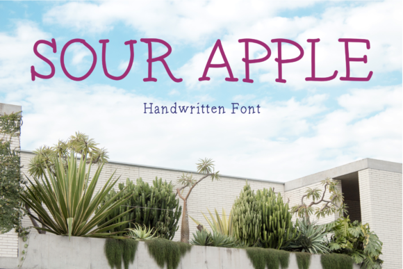 Sour Apple: A Sweet Handwritten Font for Modern Brands