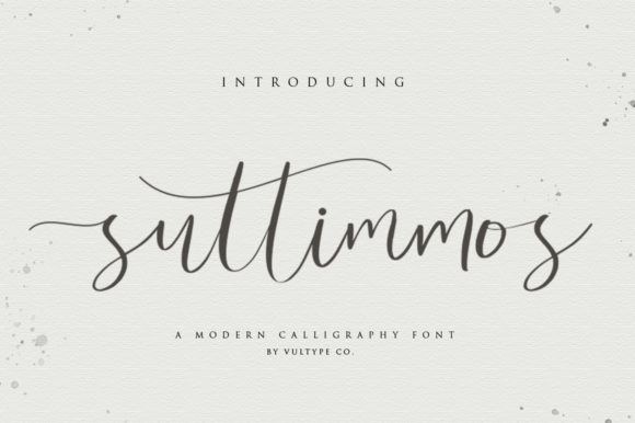 Suttimmos: A Handwritten Font for Modern Campaigns