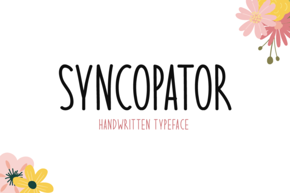 Syncopator: A Handwritten Font for Editorial Design