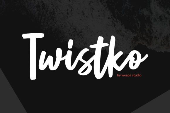 Twistko: A Bold Handwritten Font for Crafters