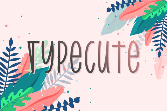 TypeCute: A Handwritten Font for Warm Editorial Design