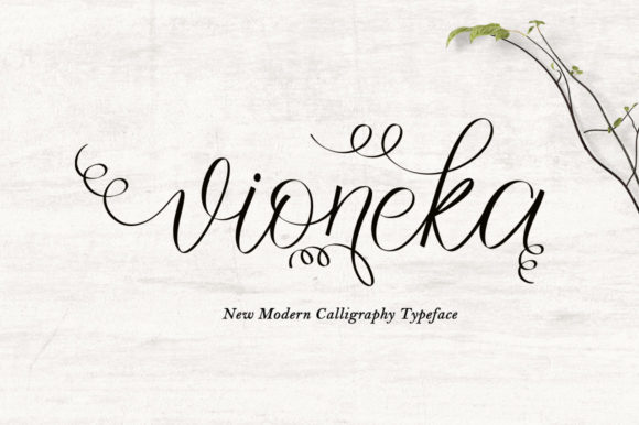 Vioneka: A Script Font for Clear Campaigns