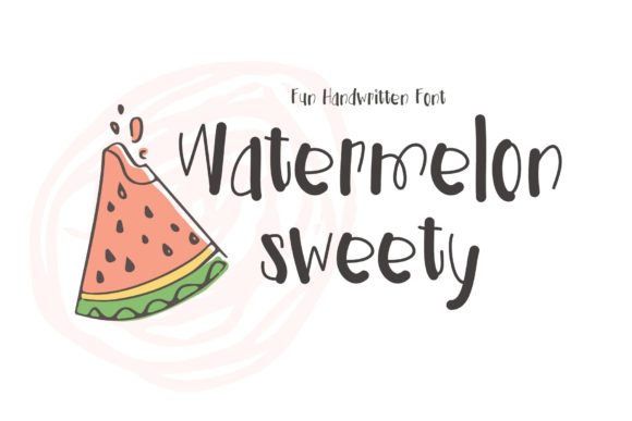 Watermelon Sweety Font for Web Design