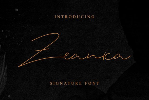Zeanica: A Friendly Handwritten Font for Web Design